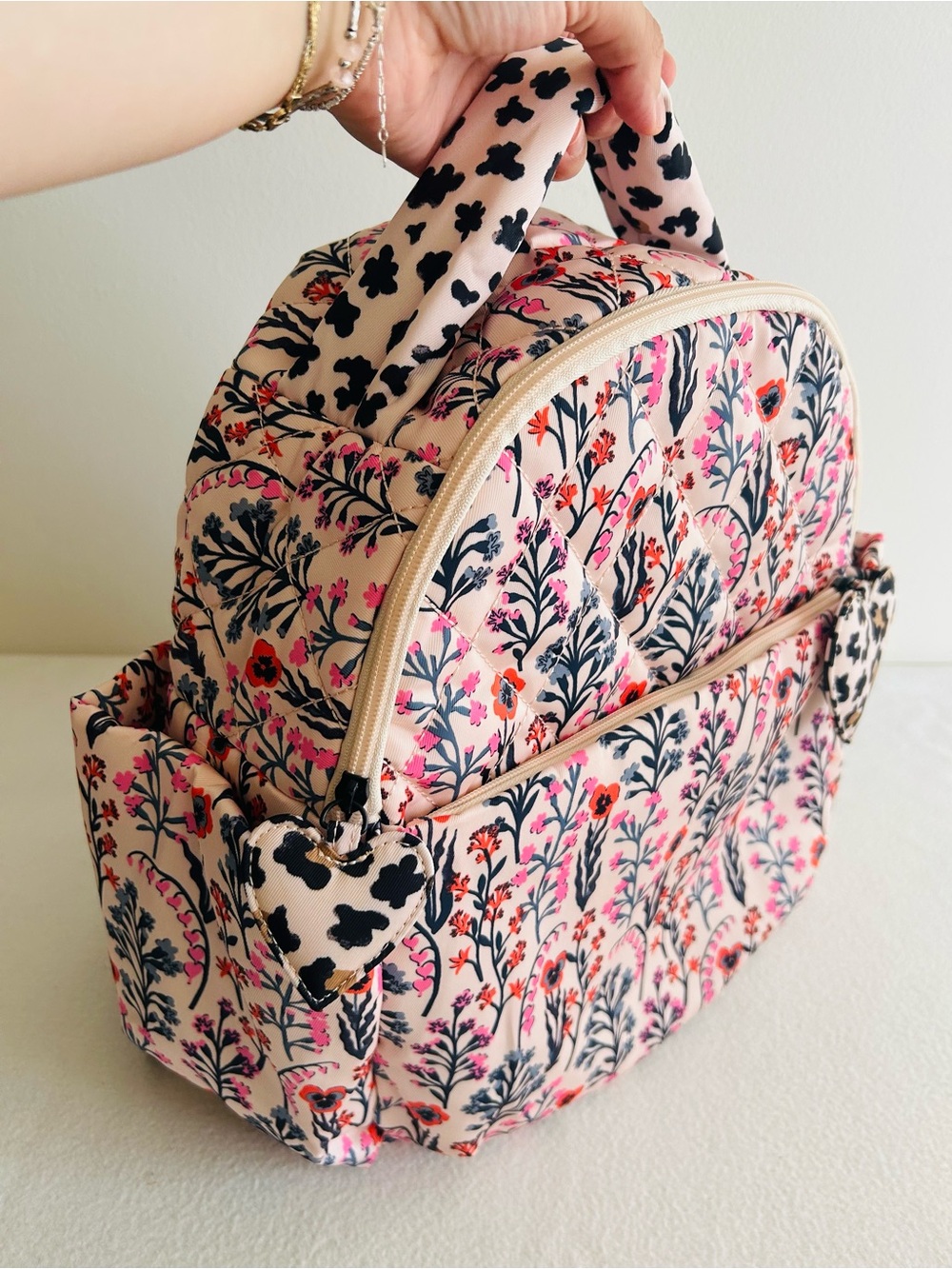 Cath Kidston Pink Floral Backpack - Picture 2 of 8